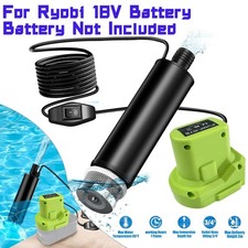 Transfer Water Pump for Ryobi ONE+ 18V Battery Cordless Submersible Sump Pump