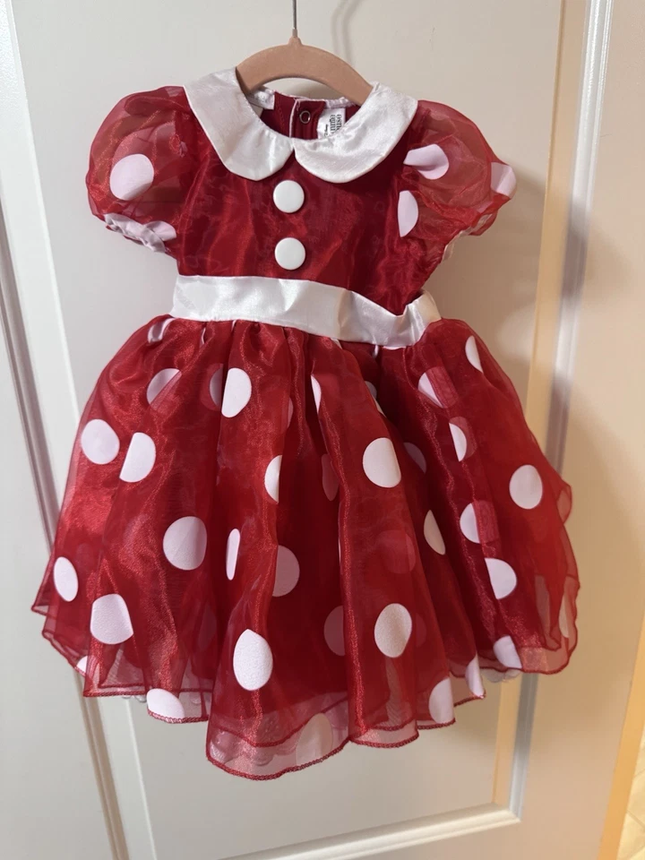 Pottery Barn Kids Disney Minnie Mouse Halloween Costume 6-12 Mo Dress Tutu NWT - Image 2 of 4