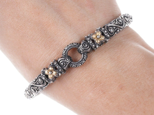 Barbara Bixby Sterling/18k bracelet