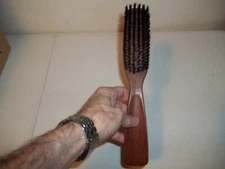 Vintage Avon CLOTHES BRUSH VALET w/SHOE HORN 1970'S Faux Wood 10.25" long L@@K