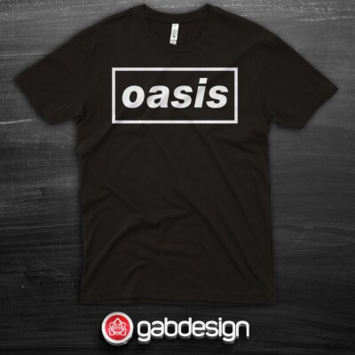 T-Shirt Oasis Rock Music - 100% Baumwolle