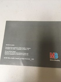 Marble Madness NES Instruction Manual Only