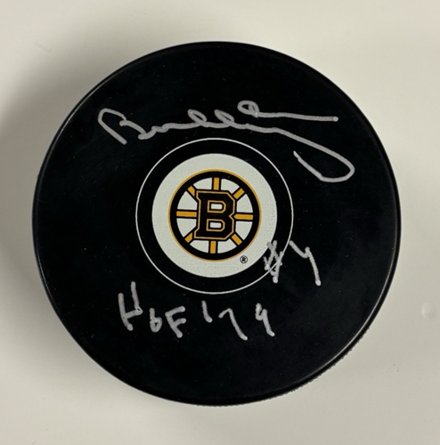 Bobby Orr Signed NHL Bruins Hockey Puck Autograph Inscribed HOF 79 Auto Orr COA
