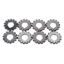 For Professional Metal Processing 8 PCS HSS Gear Cutters DP20 Gear Cutter