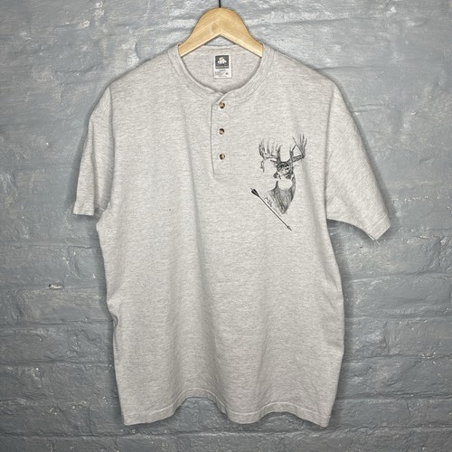 Camiseta De Colección The Hunted John Dillies Denise Años 90 Puntada Única Botón Yunque XL - Imagen 2 de 14