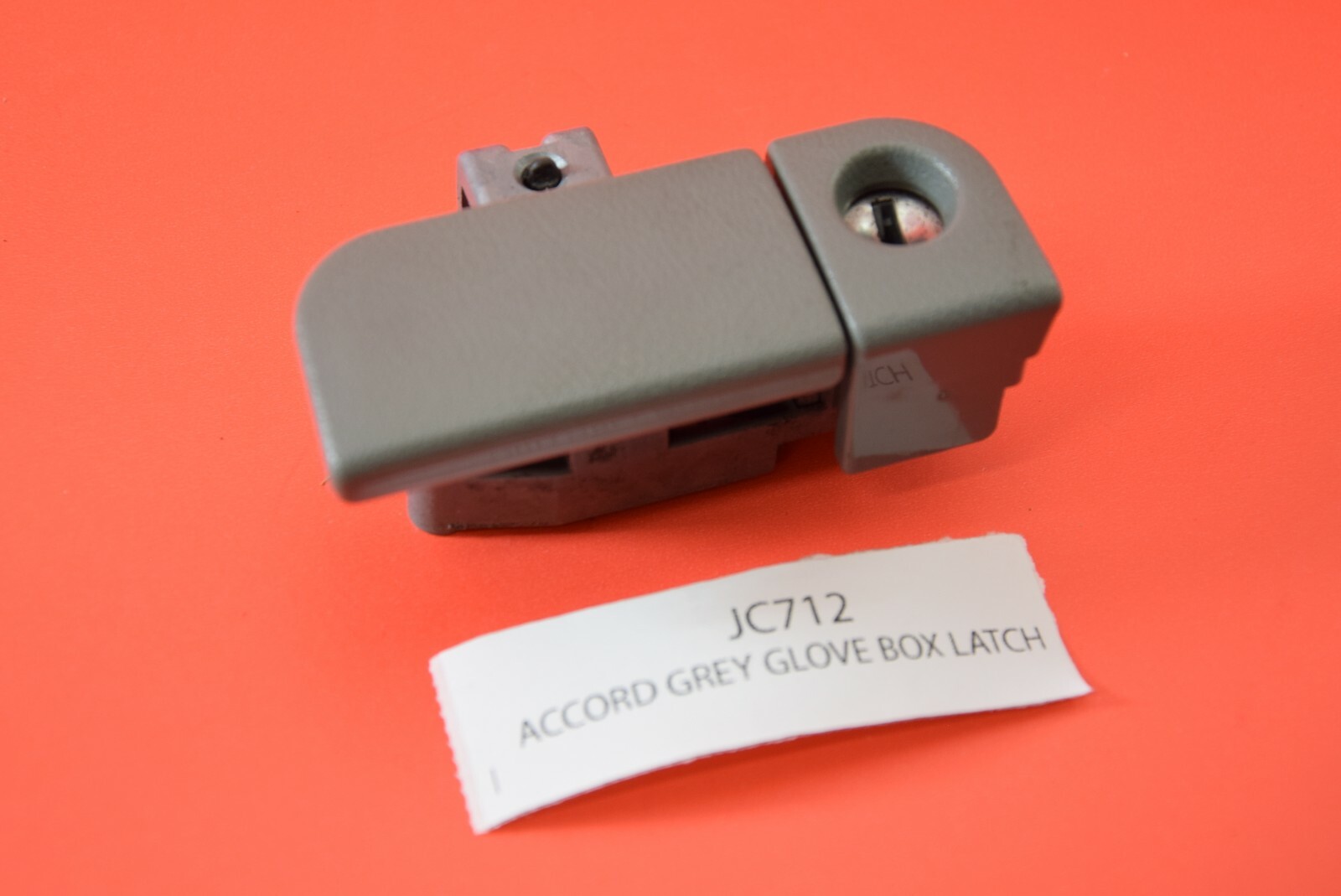 JC712 19941997 Honda Accord Glove Box Lock HANDLE Latch Grey OEM Part
