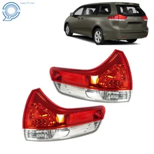 Tail Light Assembly For 2011-2014 Toyota Sienna Pair Set Right + Left Rear Side