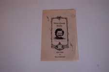 Vintage Nancy Ann Wee Dolls for Wee Collectors Brochure