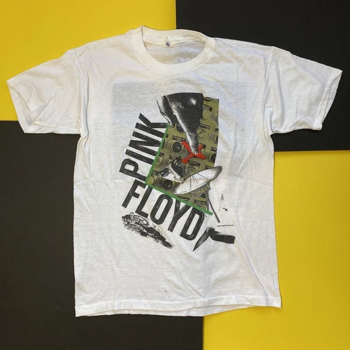 Pink Floyd world tour concert shirt Size large 1980s vintage concert t-shirt, vintage, size L, single stitch, B+ condition