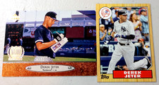 Derek Jeter 2012 Topps 1987 Team Minis TM-16 & Upper Deck Debut New York Yankees