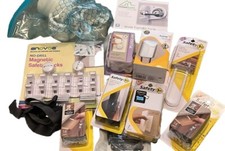 Baby proofing safety bundle door  Cabinet Locks / Plug Covers /etc New  Used