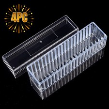 4PC Transparent PC Coin Storage Box 20 Slab Coin Holder for PCGS NGC PCCB PMGab