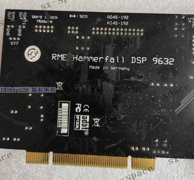 DJ機材 RME Hammerfall DSP HDSP 9632 RME: Hammerfall DSP 9632