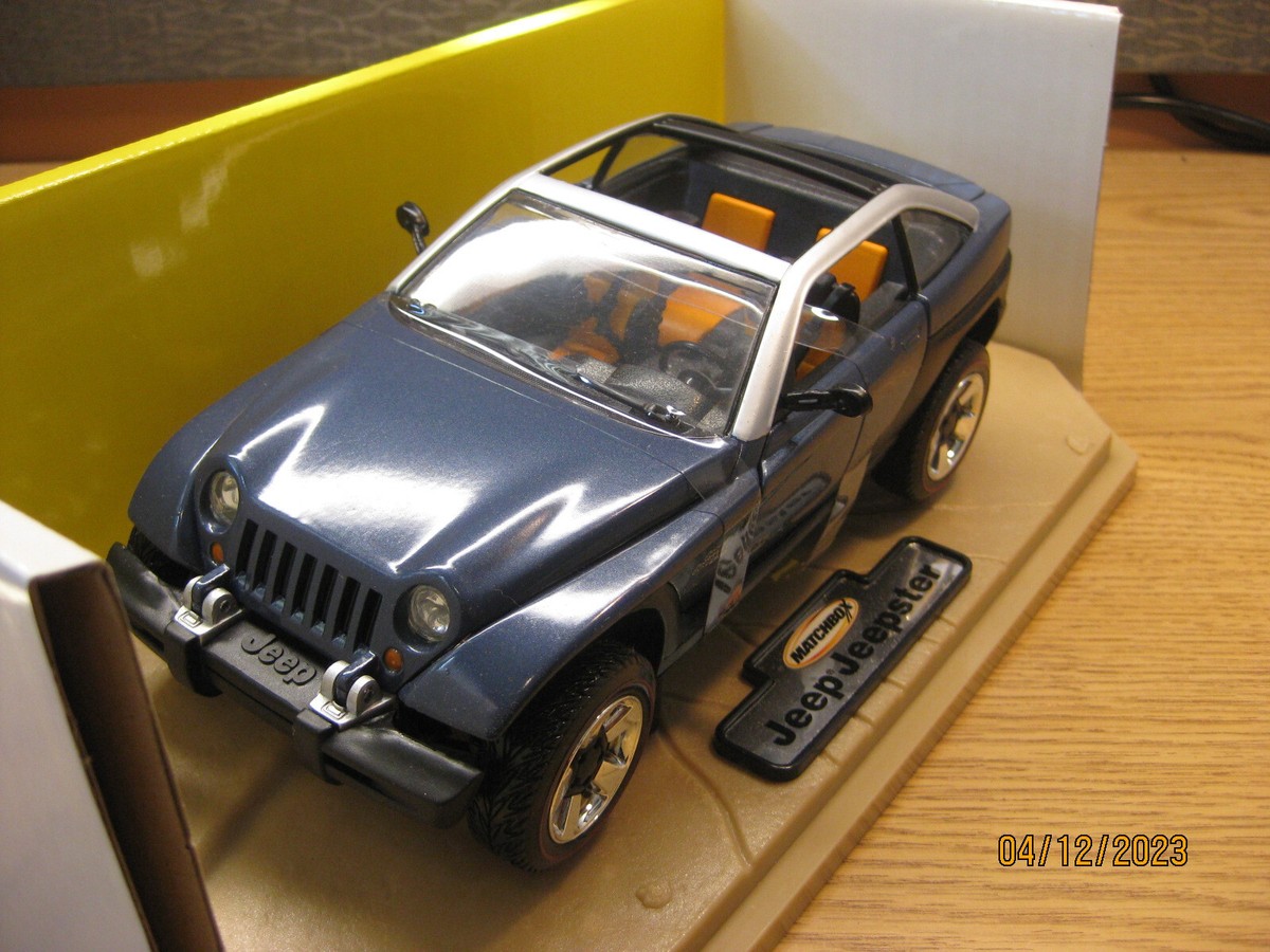 1/18 JEEP JEEPSTER CONCEPT IN BLUE BY MATCHBOX COLLECTIBLES UPC