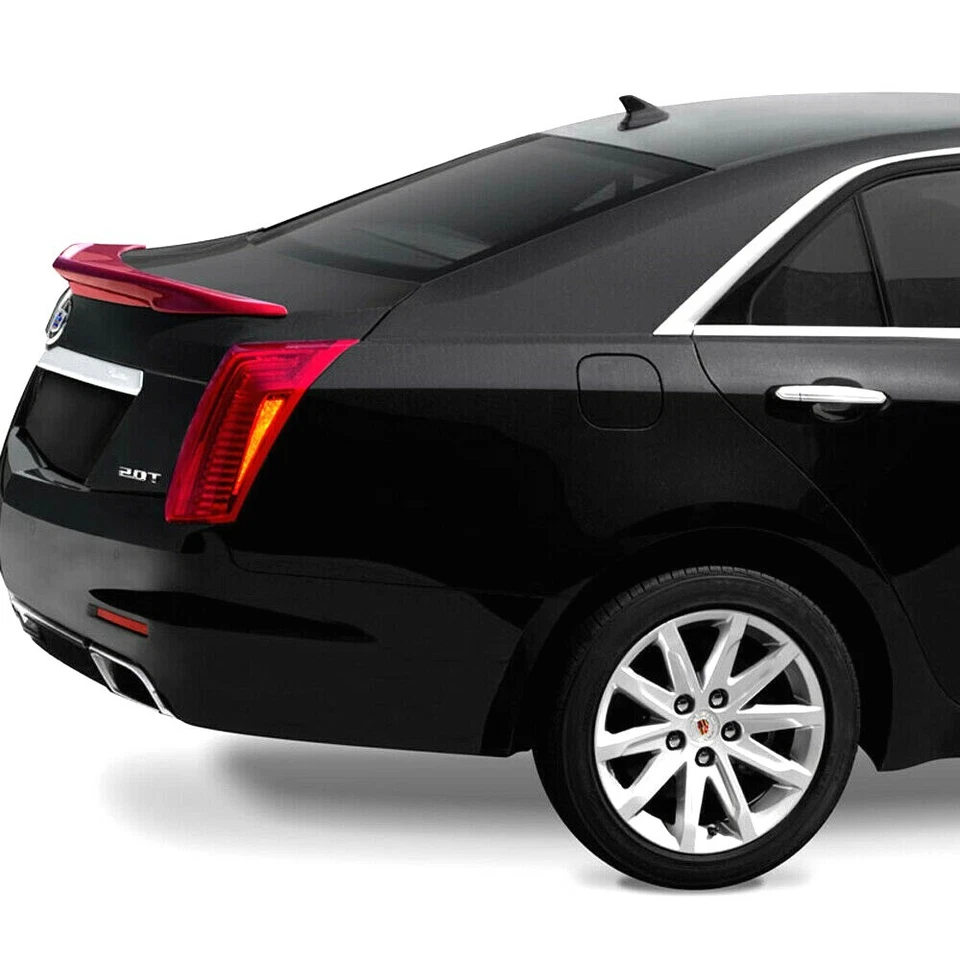 For: Cadillac CTS 2014-2019 No-Drill Painted Flush Mount Spoiler #SA-CTS14-FM Foto 2 de 4