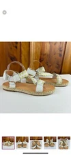 Frye AND Co. Kole Asymmetrical Strappy Women’s SZ 10 Flat Espadrille Sandals