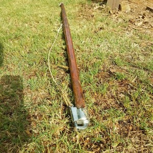 vintage wooden sailboat spinnaker pole 64
