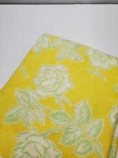 Heather Bailey Fabric Pop Garden Roses Yellow Green Sew Craft Quilt FAT QUARTER