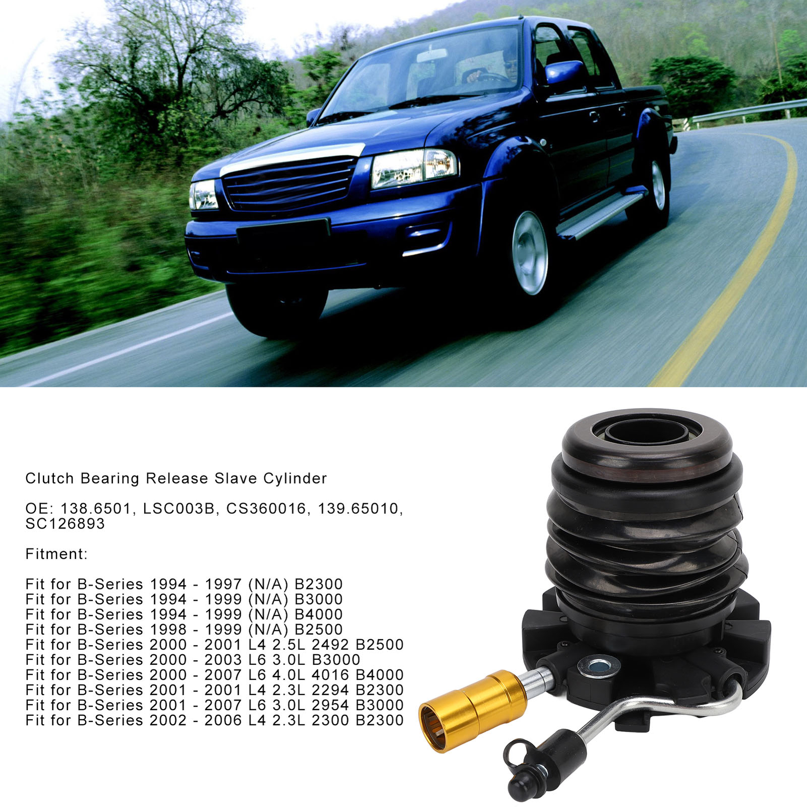 New Clutch Bearing Release Slave Cylinder High Strength Clutch Concentric Slave