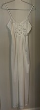 Vtg Sears Slip Long Full Maxi Length Ivory Size medium 12/14