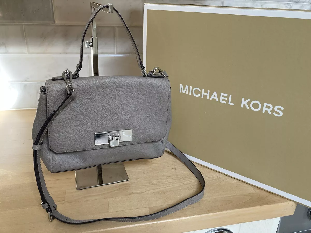 Michael kors grey crossbody deals