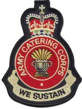 British Army Catering Corps Embroidered Patch Badge - EXCLUSIVE