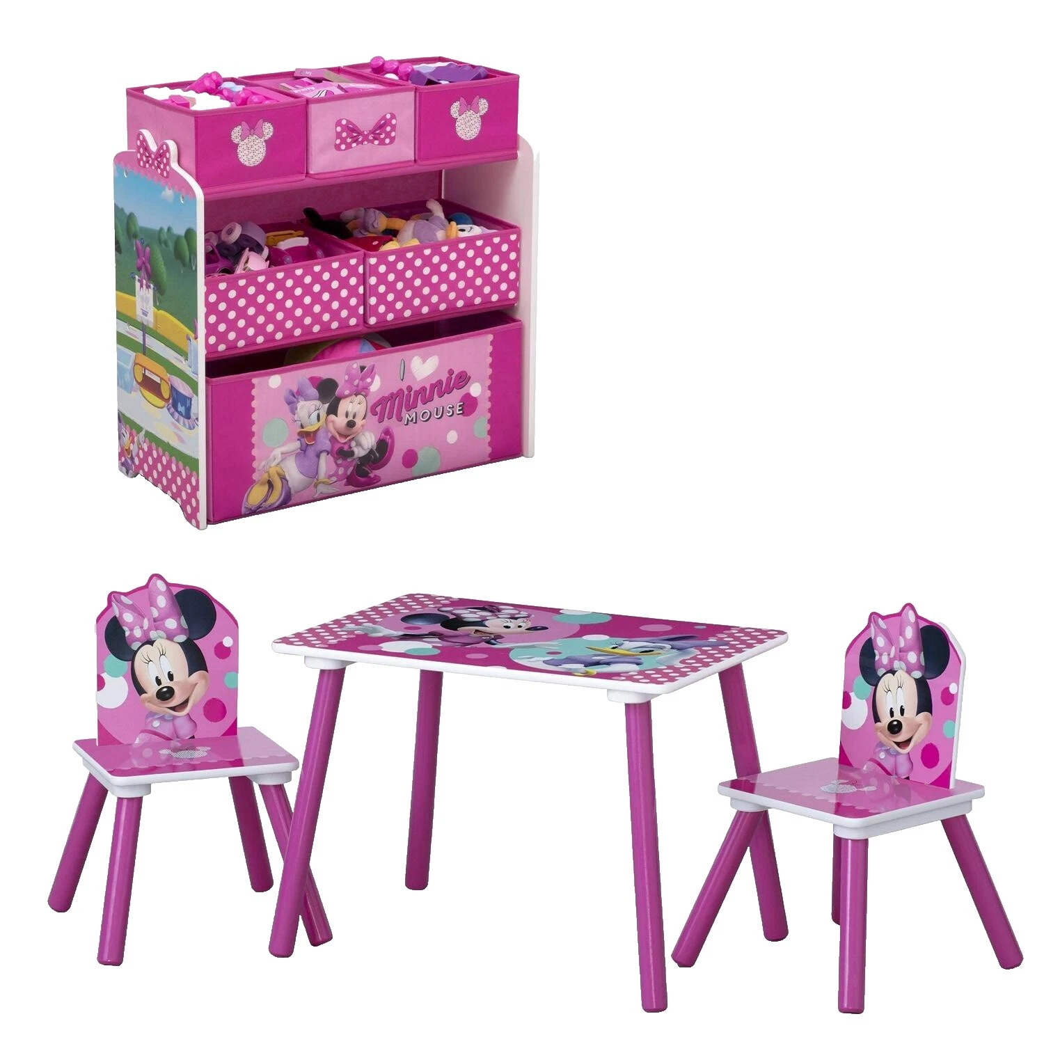 Cajas de juguetes de plástico Disney personajes de Disney