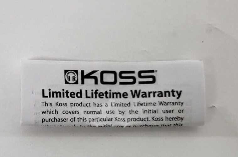 New Koss iL100w Earbuds - White w/ Magnetic Snap