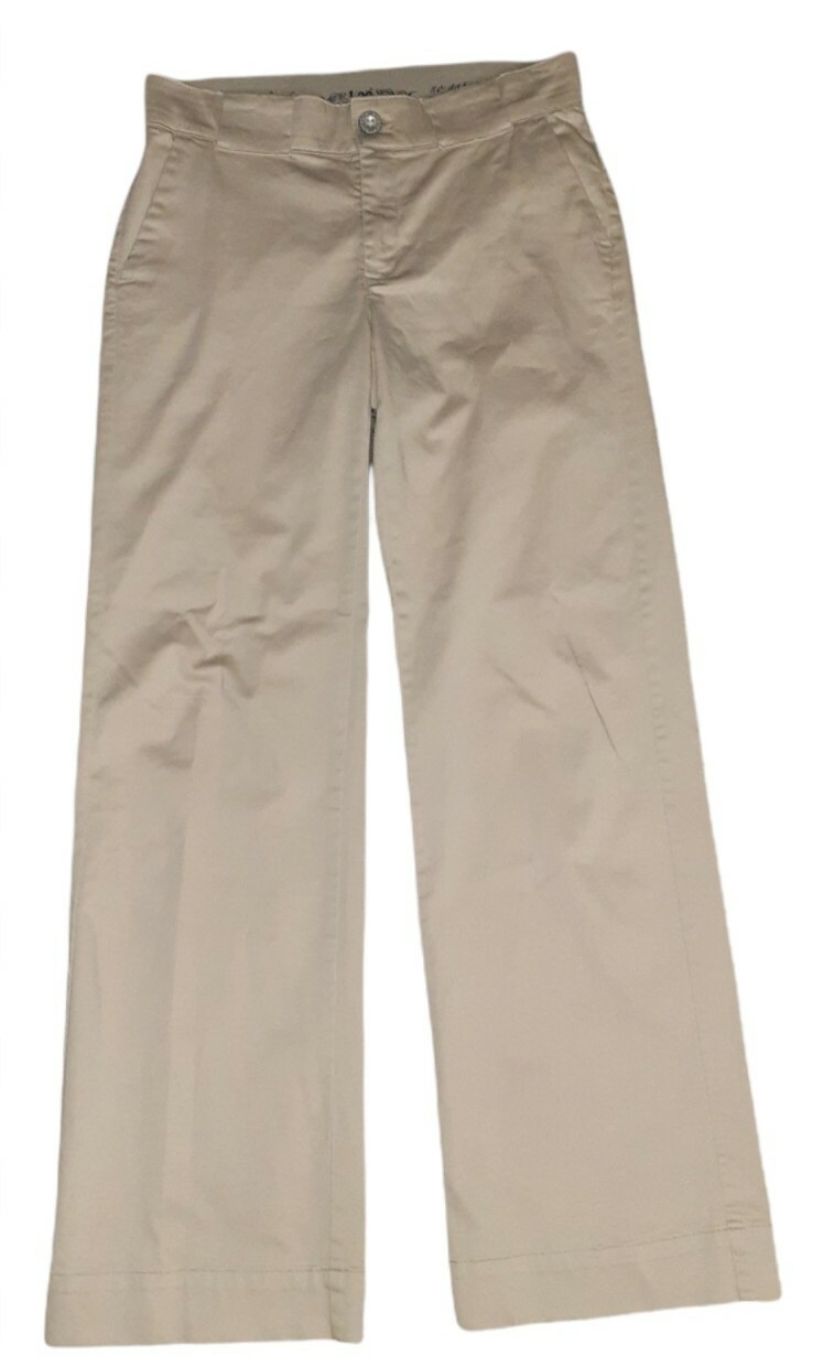 LEE Women's NoGap Waistband Trouser Khaki Pants Size 6 b78 eBay