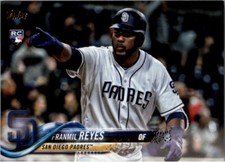 2018 Topps Update #US242 Franmil Reyes RC San Diego Padres Rookie Baseball Card. rookie card picture