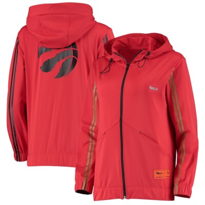 New NBA Toronto Raptors Qore Women's Everyday Team Full-Zip Jacket Red -Small