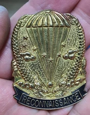 ROK Army the 7th Infantry Division RECON Beret Badge/ Old VINTAGE ORIGINAL RARE