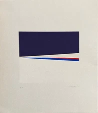 Carmen Gloria Morales (Chile) Geometries 2 Serigraphy 25x21 Signed Numbered '71