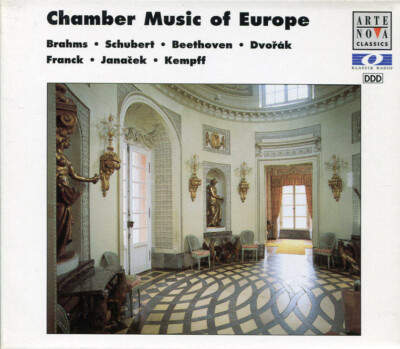 5 CD-BOX CHAMBER MUSIC OF EUROPE Brahms Schubert Kempff Frankc Dvorak..ARTE NOVA