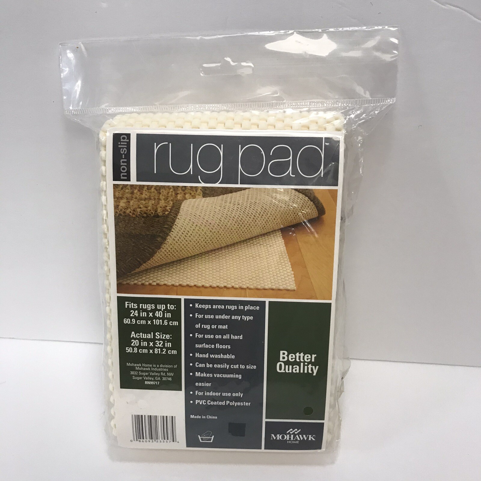 Mohawk Home 1 Ft. 8 In. x 2 Ft. 8 In. Better Quality Nonslip Rug Pad | eBay