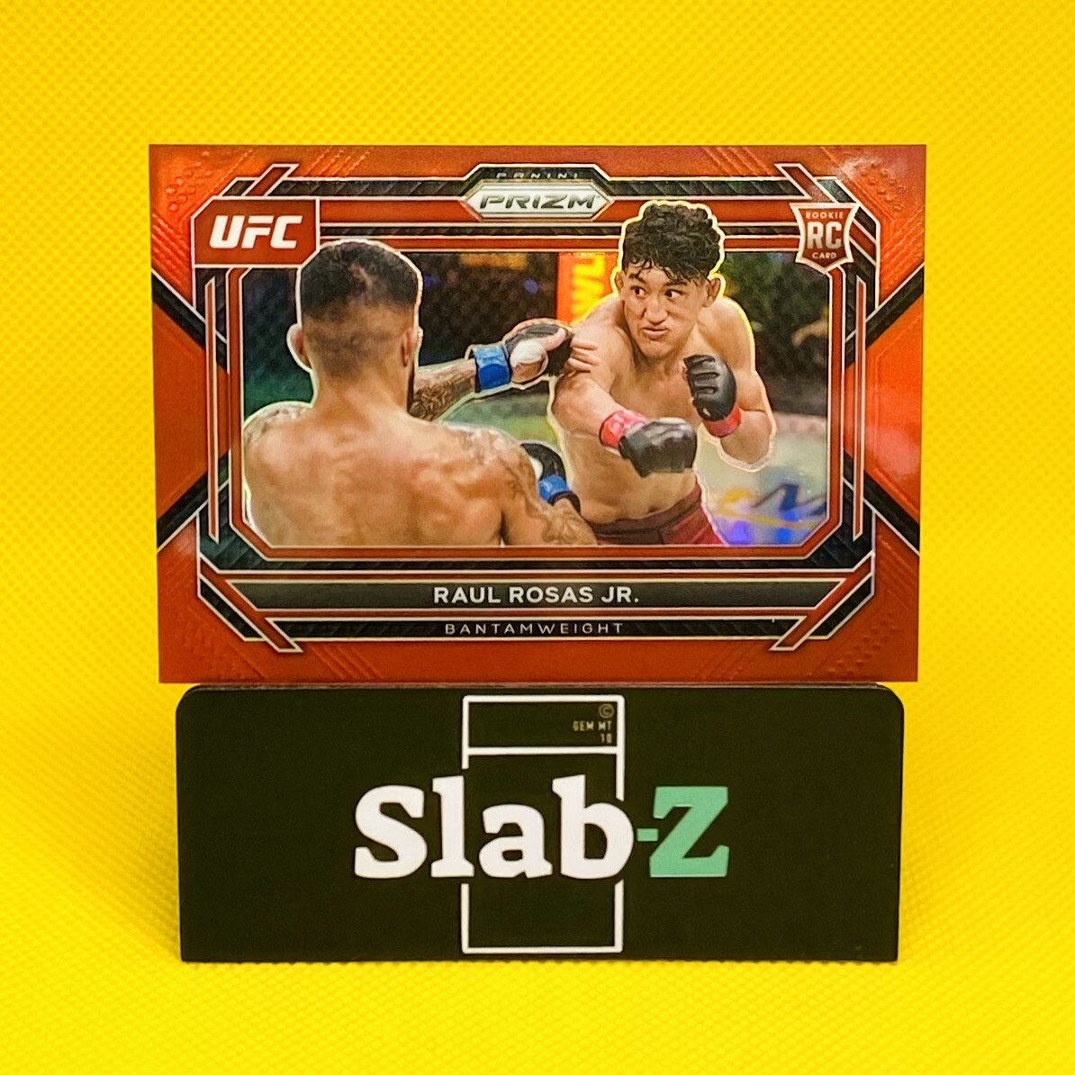 2023 UFC Panini Prizm RAUL ROSAS JR. RC RED PRIM /199, Rookie #8, MINT!