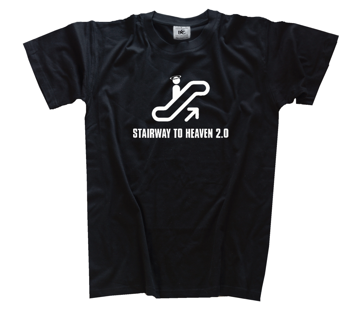 Stairway to heaven 2.0 Funshirt Sprücheshirt T-Shirt S-3XL | Angenehmes Gefühl
| Moderater Preis
| Eleganter Stil
Stairway to heaven 2.0 Funshirt Sprücheshirt T-Shirt S-3XL | Angenehmes Gefühl
| Moderater Preis
| Eleganter Stil