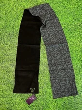 SHANGHAI TANG Blue Black Spotted Pattern Wool Scarf New With Tag