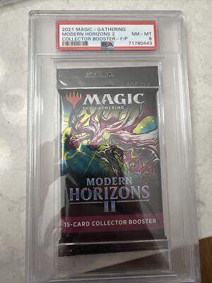 modern horizons 2 collector's booster box Magic The Gathering Modern Horizons II Collector's Booster Pack Sealed PSA  8