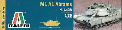 ITALERI 1:35 PLASTIC AND RESIN TANK KIT M1 A1 ABRAMS ART 6438