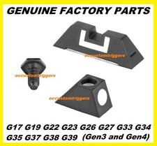Genuine OEM Glock Sight Polymer Fixed 6.5mm Rear and Front 17 19 22 26 27 34 35