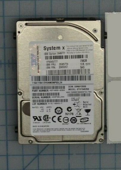 IBM 73 GB,Internal,10000 RPM,2.5