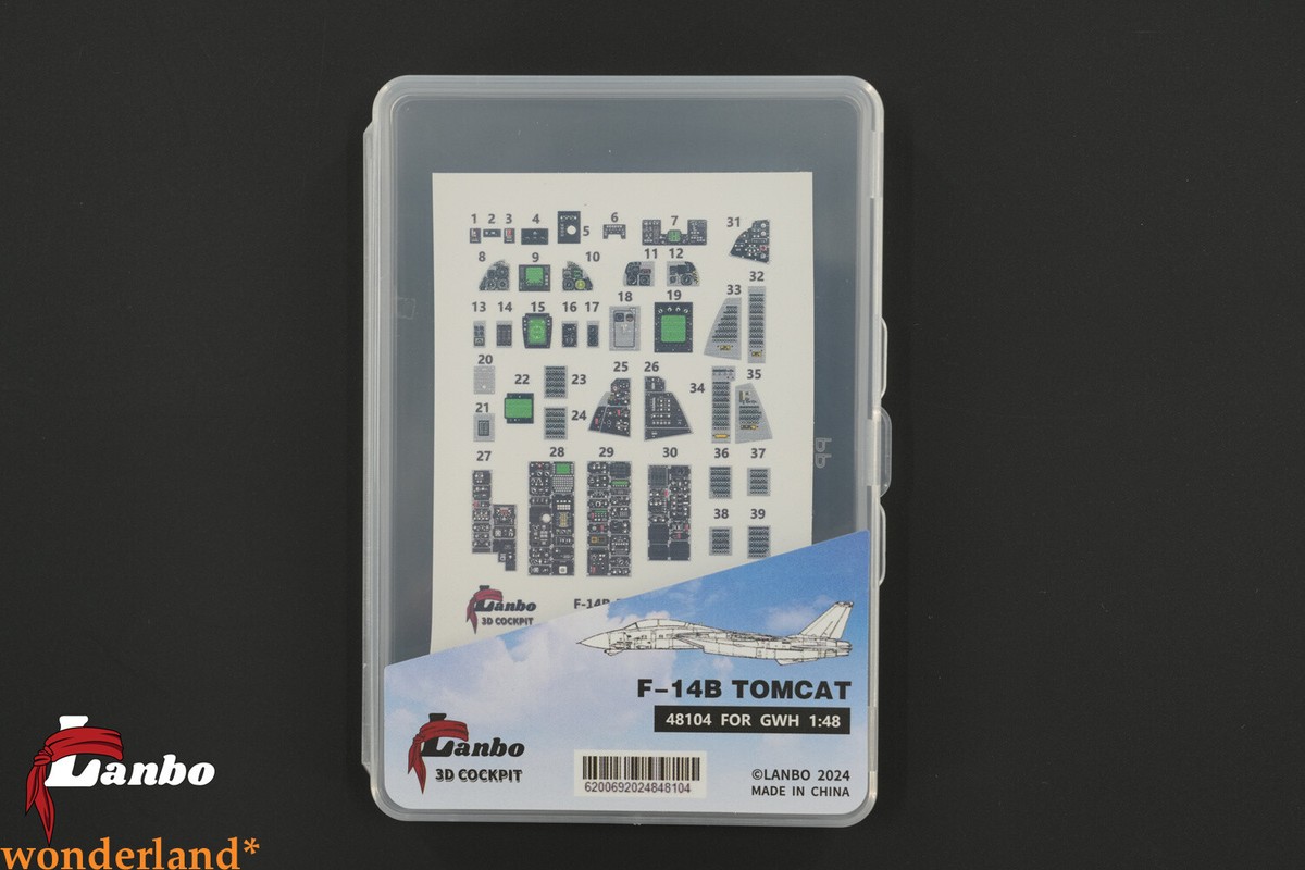 Lanbo Models 3D Cockpit F-14B TOMCAT 48104 FOR GWH 1:48 | eBay