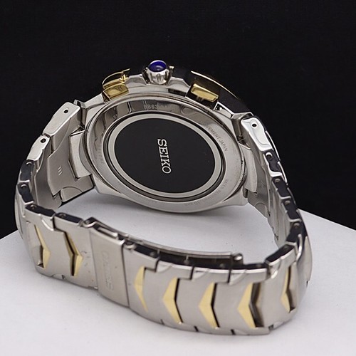 Seiko COUTURA World Time 8B63-0AK0 Men's Solar Radio Wave Mens Watch - Picture 4 of 4
