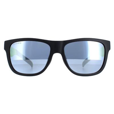 Smith Sonnenbrille Lowdown Slim/N PGC XB matt schwarz gelb Chromapop silber verspiegelt
