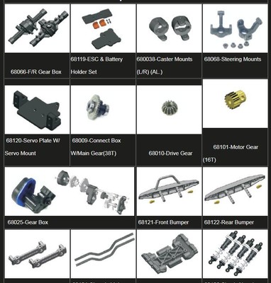 rgt crawler parts