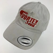 Vortex Seed Grey Ball Cap Hat Adjustable Baseball