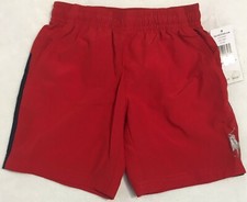 Polo Ralph Lauren Little Boys Shorts Red Navy Stripe Big Logo Size 2/2T NWT