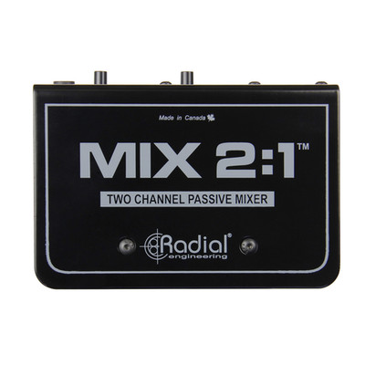 Radial Mix 2:1 Passive 2-Channel Stereo-to-Mono Mixer