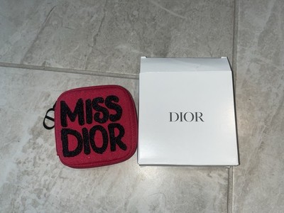 Miss Dior Hot Pink Makeup Pouch + Perfume x 4 Limited Edition Set Gift Box